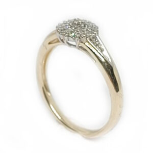 1 stk. Renoveret Rosetring med 39 diamanter